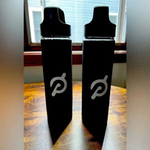 SET: Peloton | glass water bottles. 16 ounces.